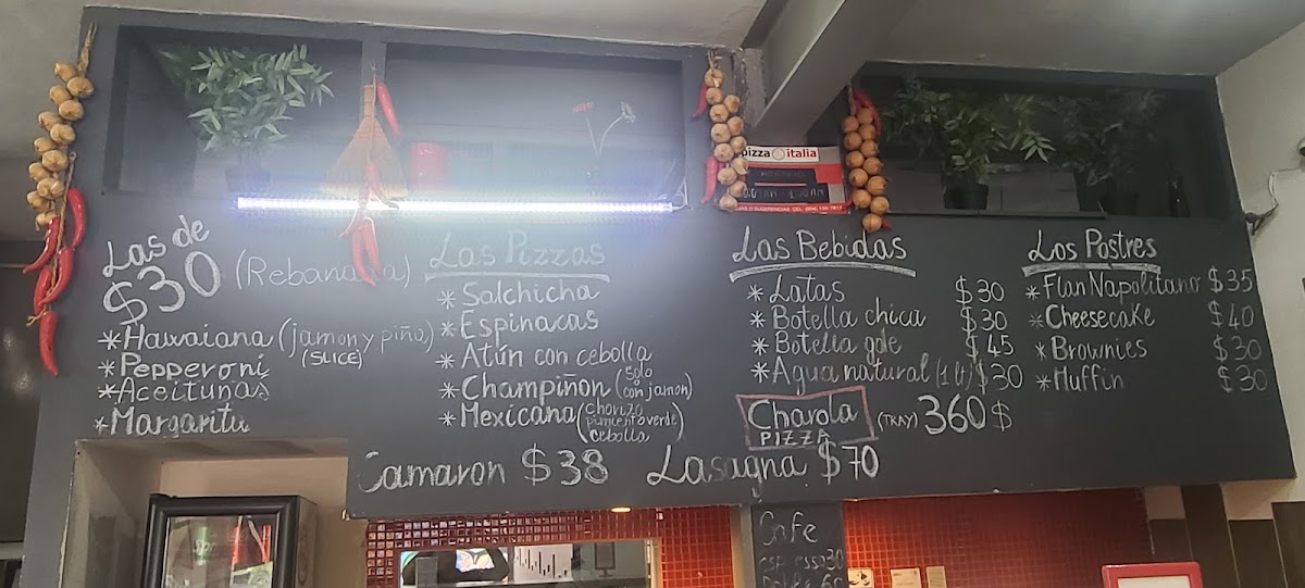 Pizza Italia Menu - Image 1